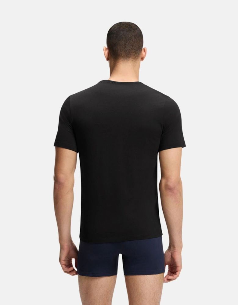 BOSS 3-Pack Cotton T-Shirts Black