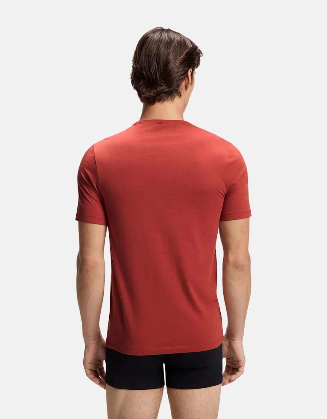 HUGO 3-Pack Cotton T-Shirts White Beige Red