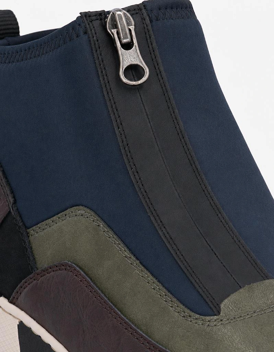 Rieker N6352 Womens Ankle Boots Black/Navy