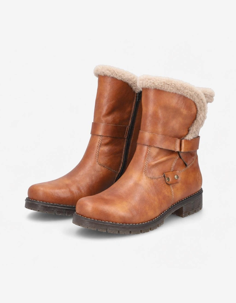 Rieker 79580 Womens Ankle Boots Cayenne