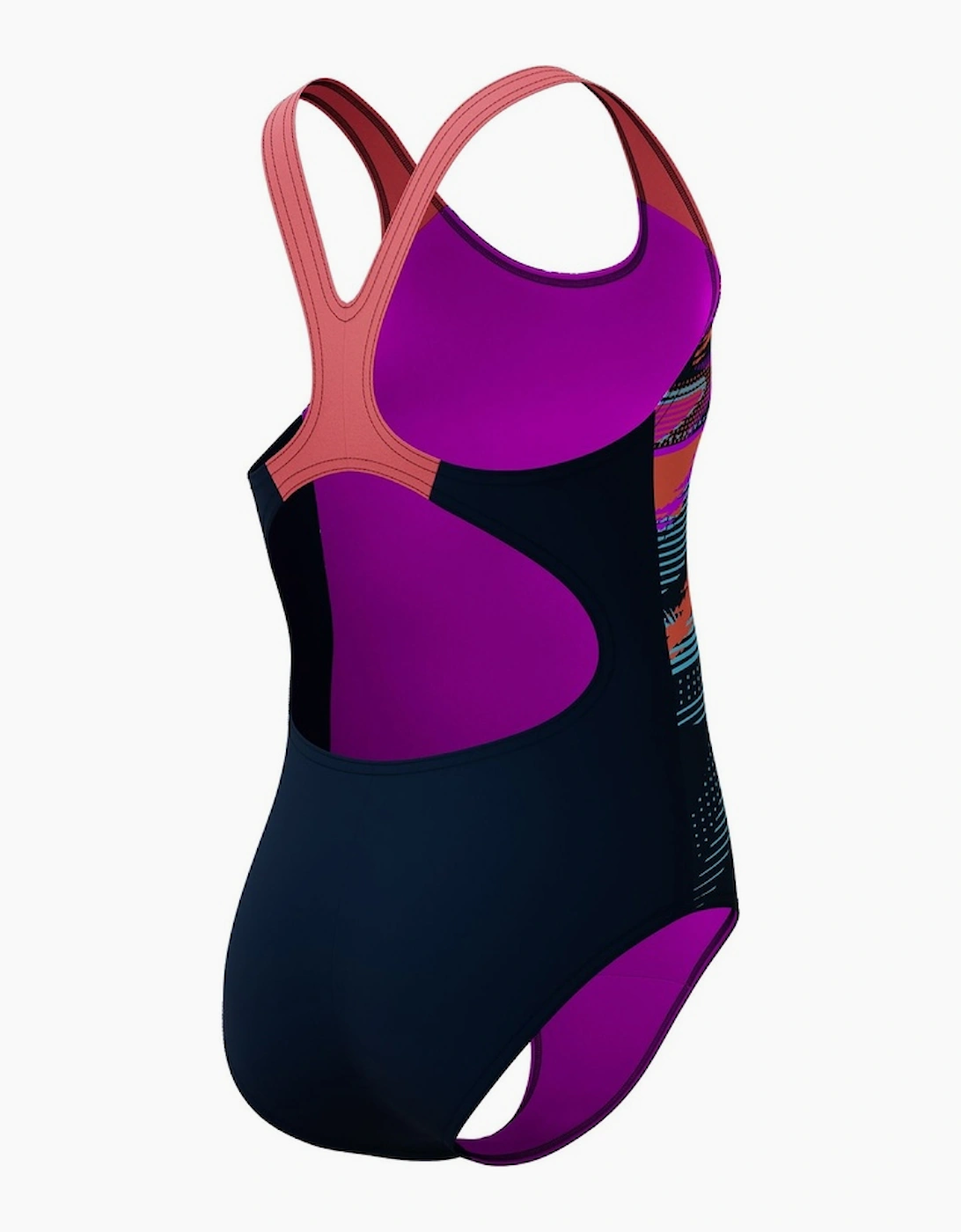 Speedo Teen Placement Digital Splashback One Piece Swimsuit
