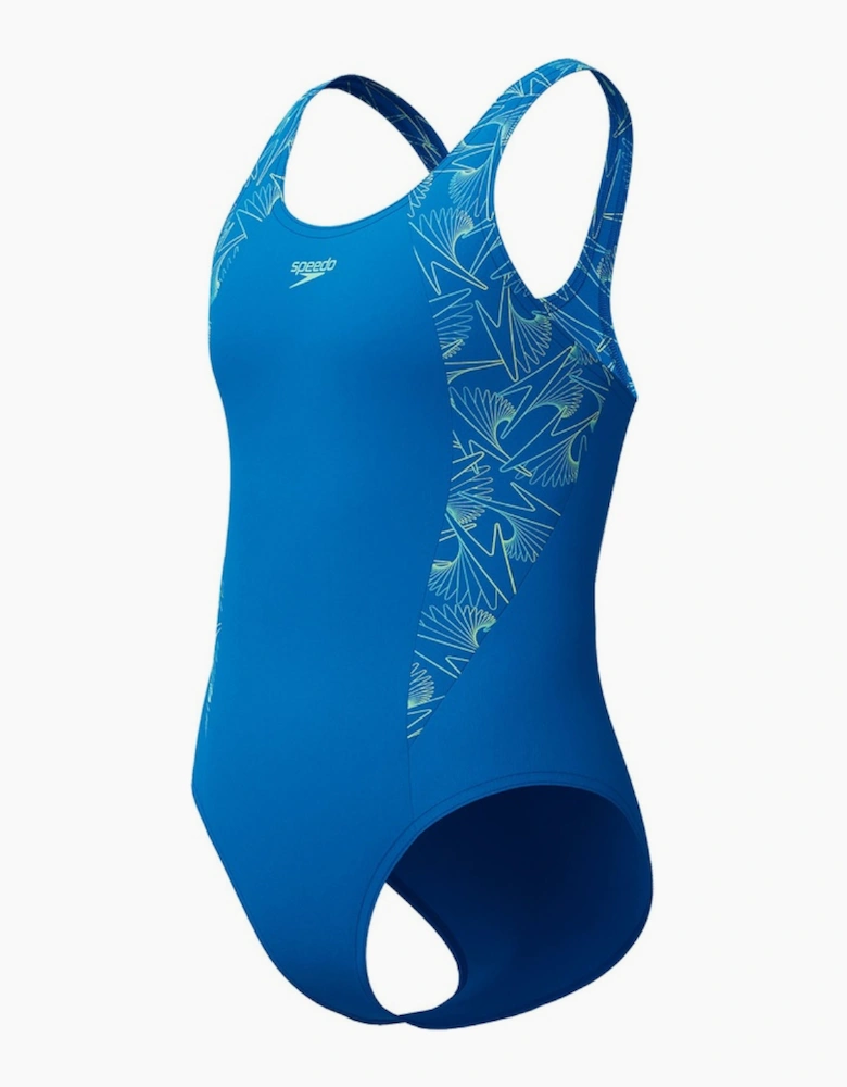 Speedo Childrens/Kids Hyperboom Splice Muscleback One Piece Swimsuit