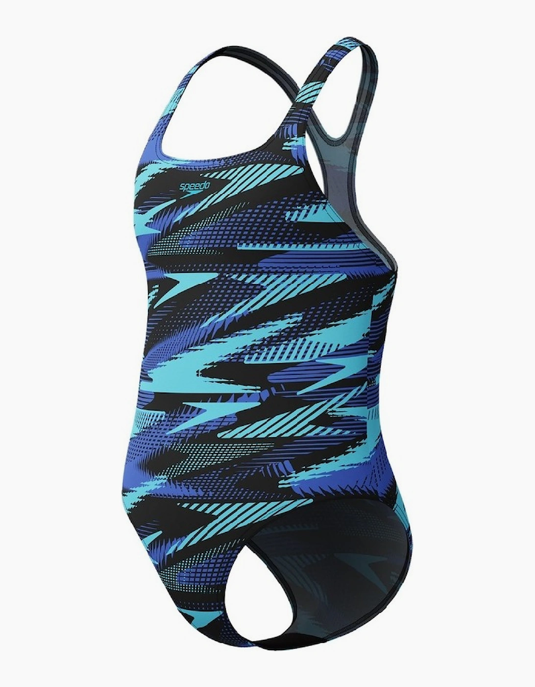 Speedo Childrens/Kids Hyperboom Medalist All-Over Print One Piece Swimsuit