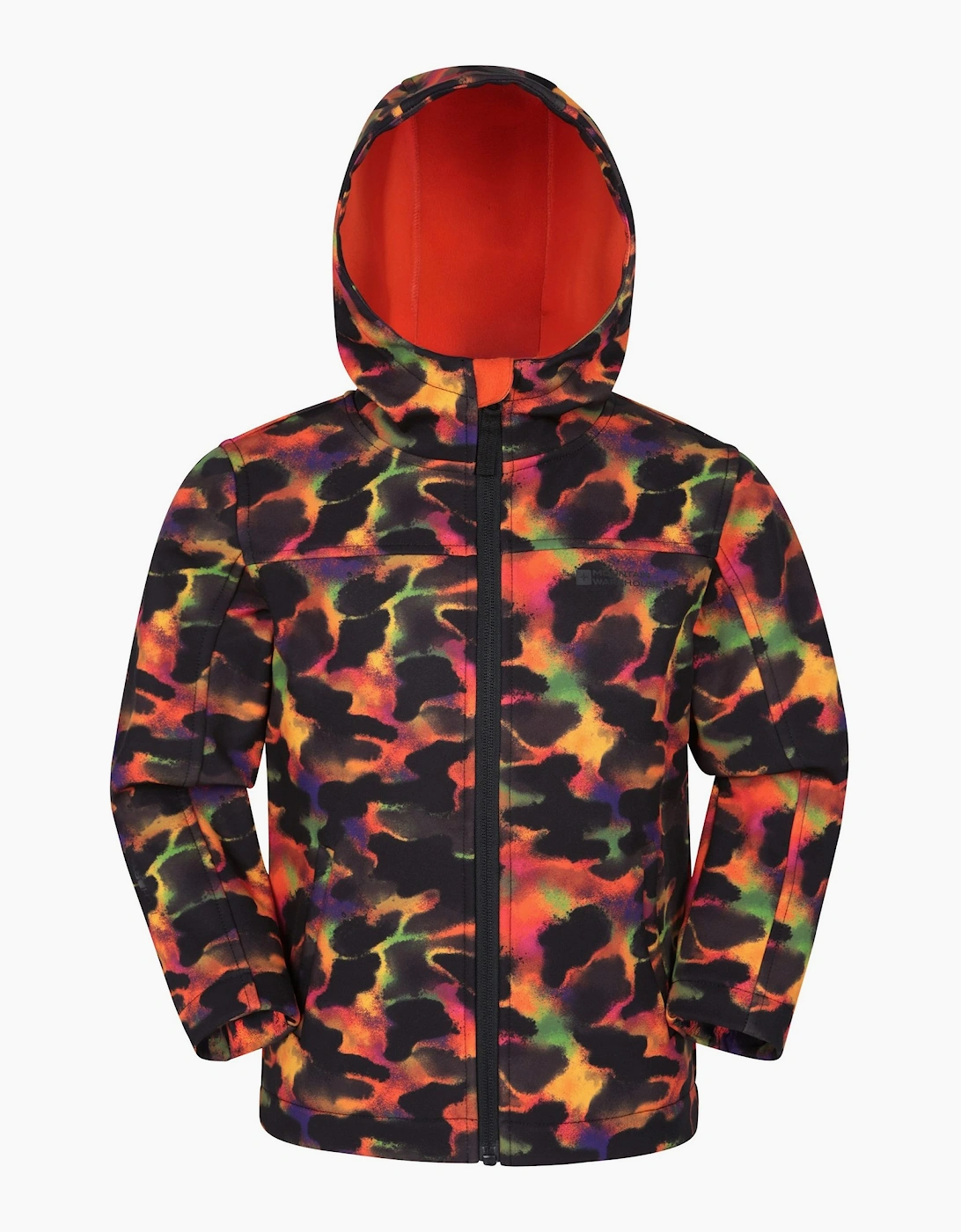 Mountain Warehouse Childrens/Kids Exodus Abstract Camo Soft Shell Jacket