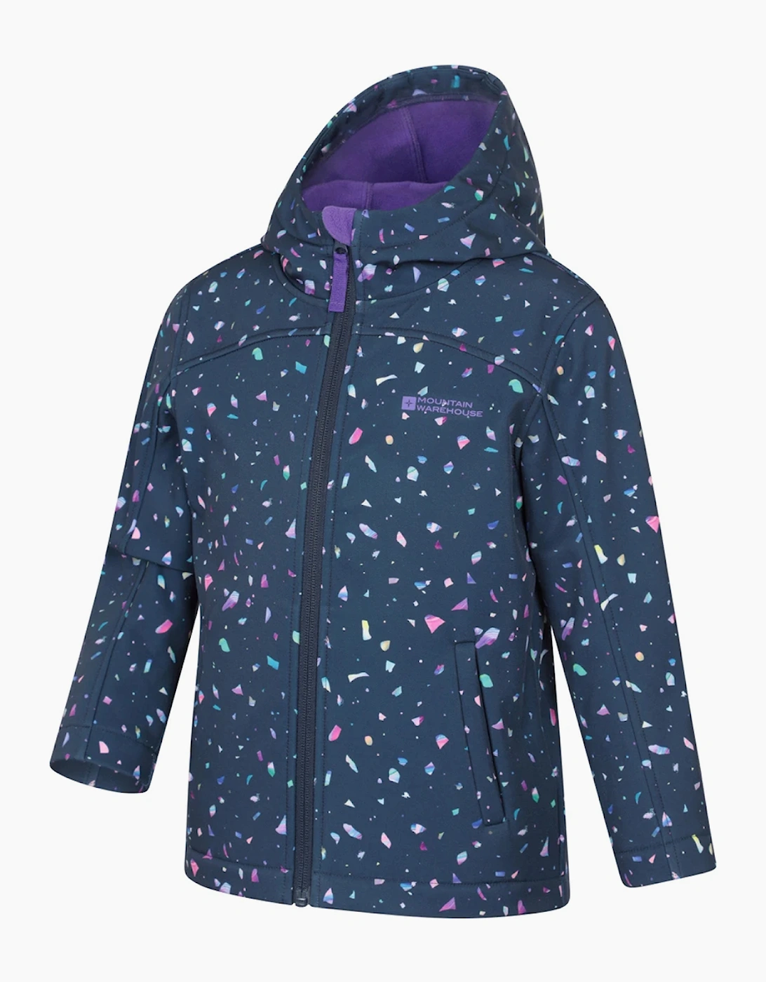 Mountain Warehouse Childrens/Kids Exodus Flecked Soft Shell Jacket