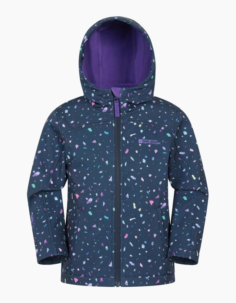 Mountain Warehouse Childrens/Kids Exodus Flecked Soft Shell Jacket