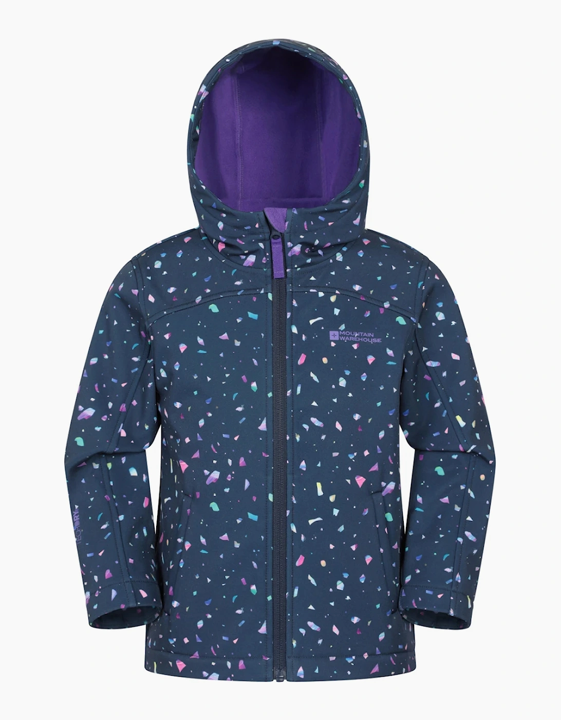 Mountain Warehouse Childrens/Kids Exodus Flecked Soft Shell Jacket