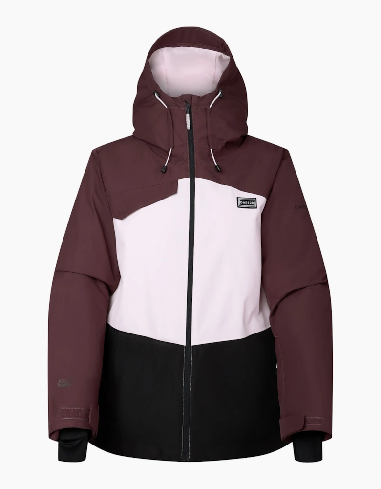Dare 2B Womens/Ladies Block Print Ski Jacket