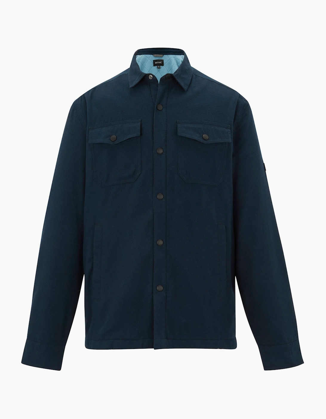 Men's Regatta Mens Spennith Plain Shirt Jacket - Navy Dusky Blue - Size: 38/Regular