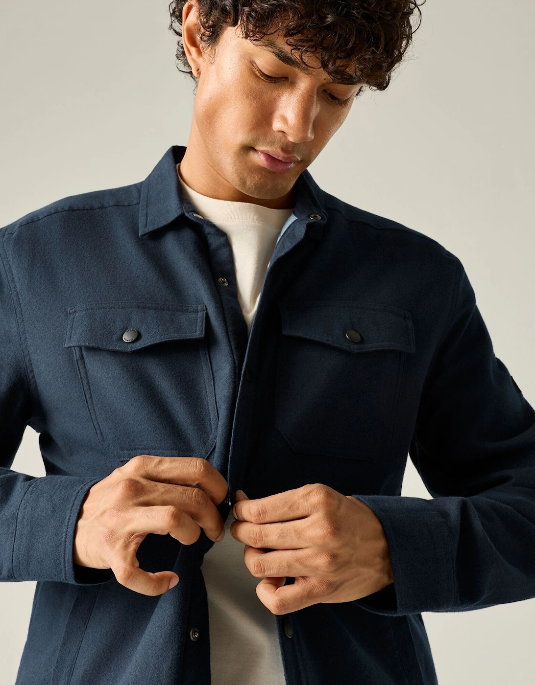 Regatta Mens Spennith Plain Shirt Jacket