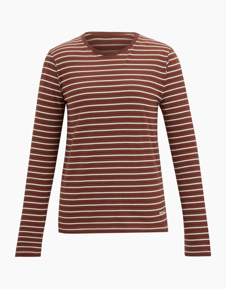 Regatta Womens/Ladies Federica Stripe Long-Sleeved T-Shirt