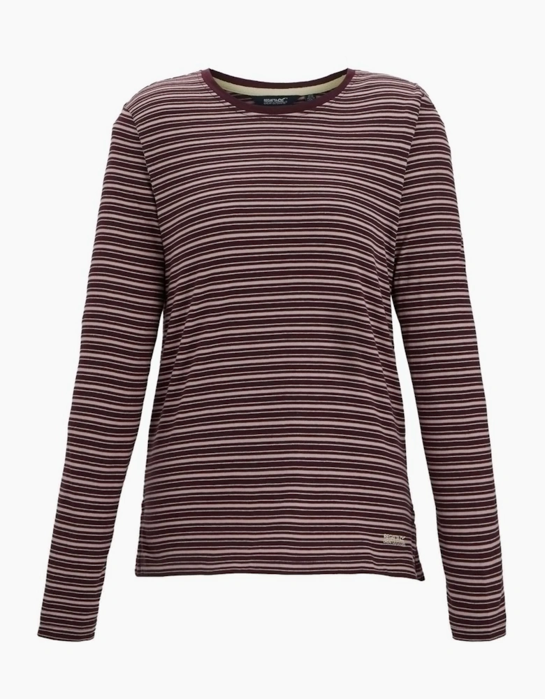 Regatta Womens/Ladies Federica Stripe Long-Sleeved T-Shirt