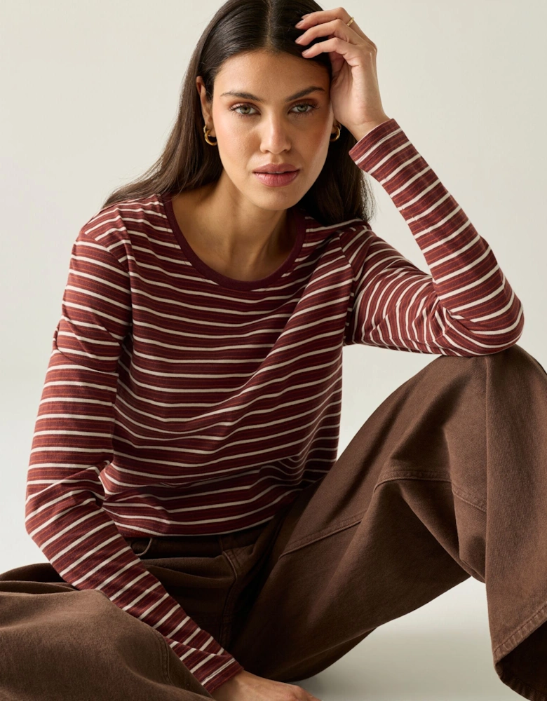 Regatta Womens/Ladies Federica Stripe Long-Sleeved T-Shirt