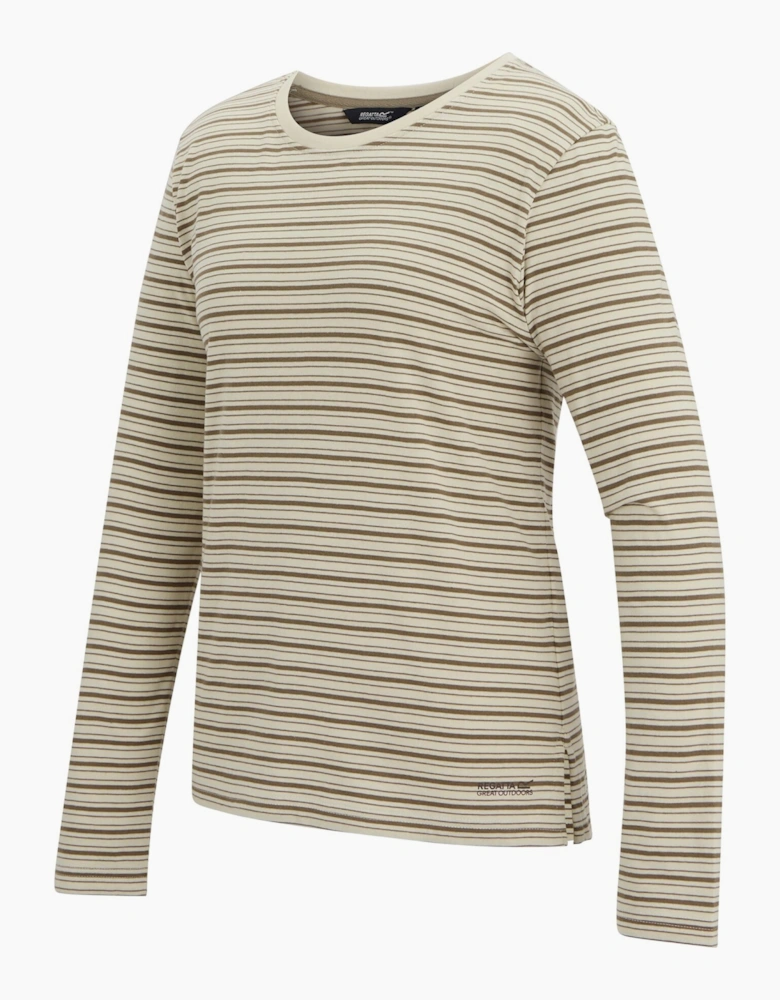 Regatta Womens/Ladies Federica Stripe Long-Sleeved T-Shirt
