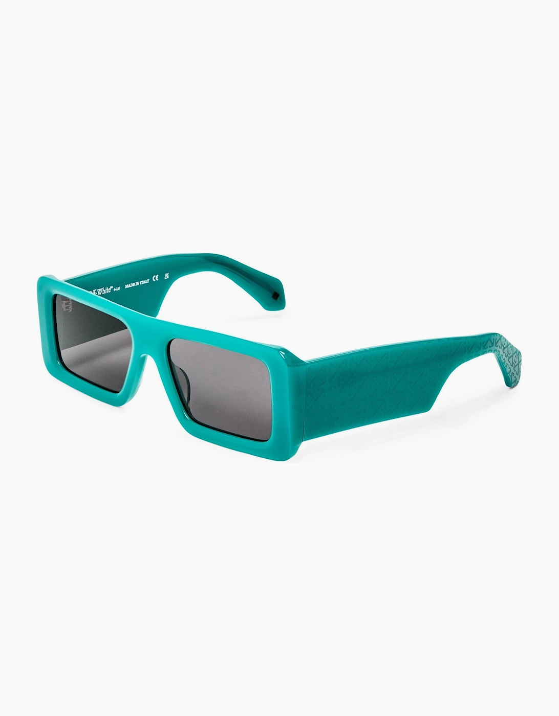 OFF-WHITE Men's Off Troy Sunglasses - Blue Dark Grey - Size: ONE size