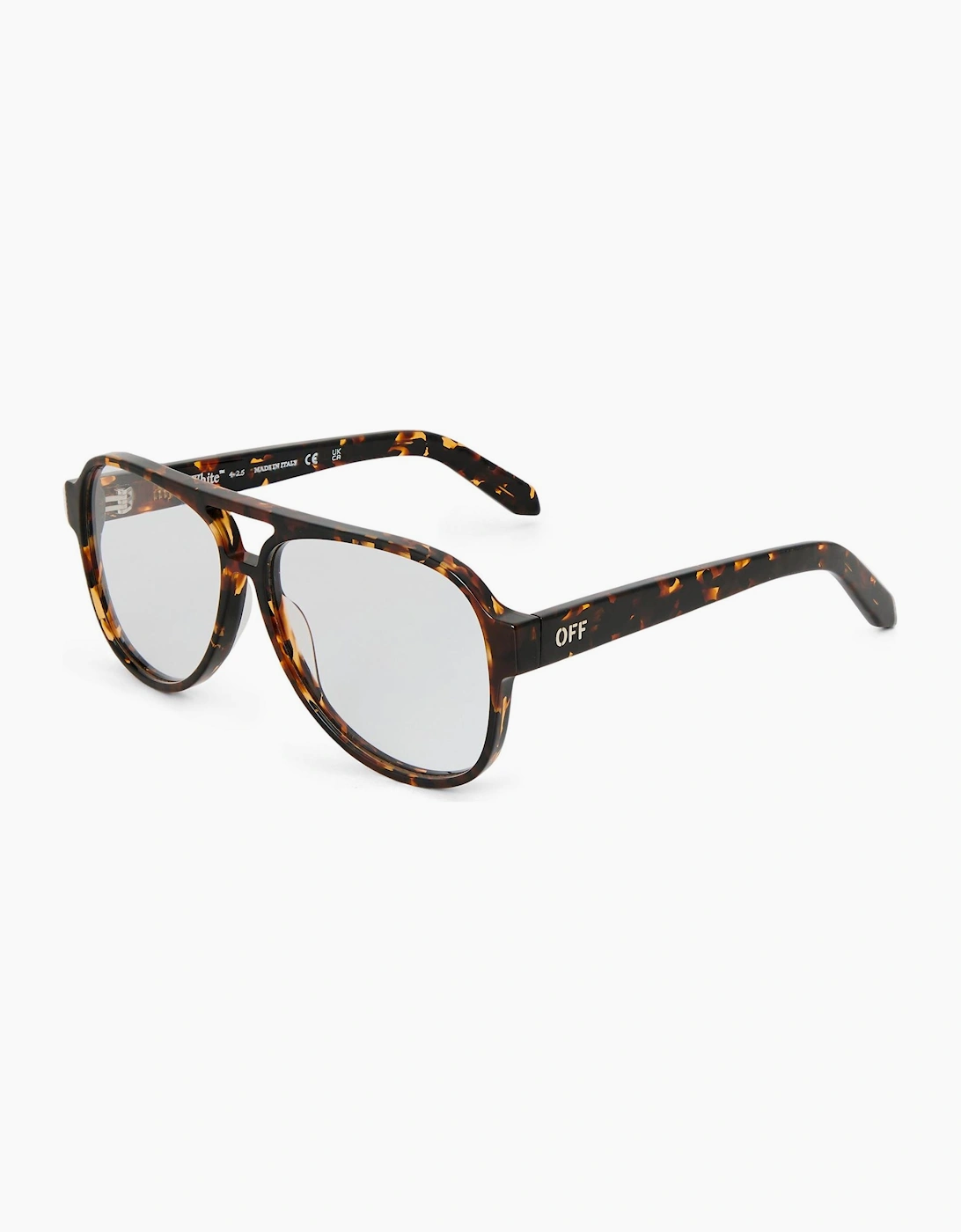 OFF-WHITE Men's Off Eyewear Style 8g - Dark Havana - Size: ONE size