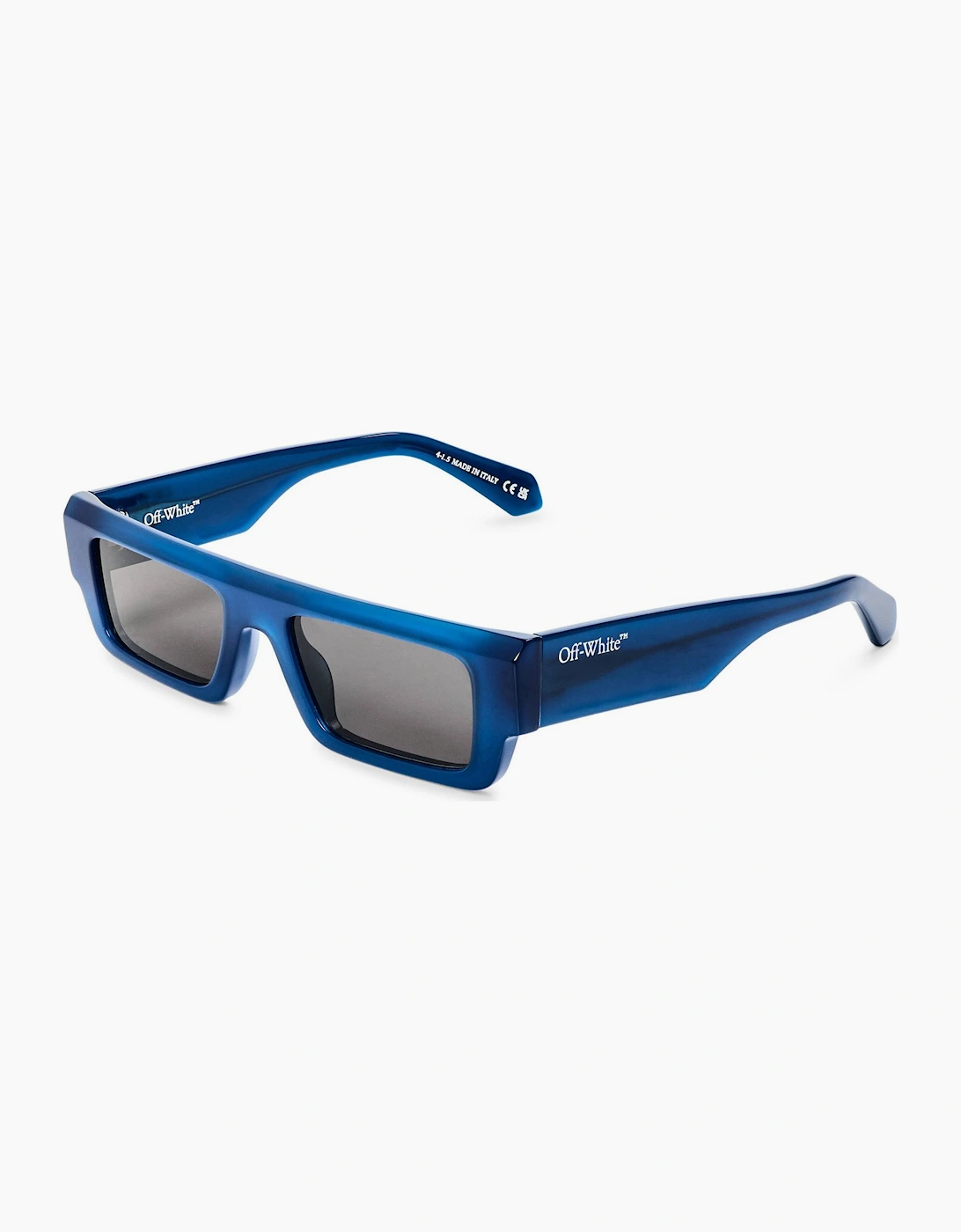 OFF-WHITE Men's Off Pittsburgh Sungls - Blue Dark Grey - Size: ONE size