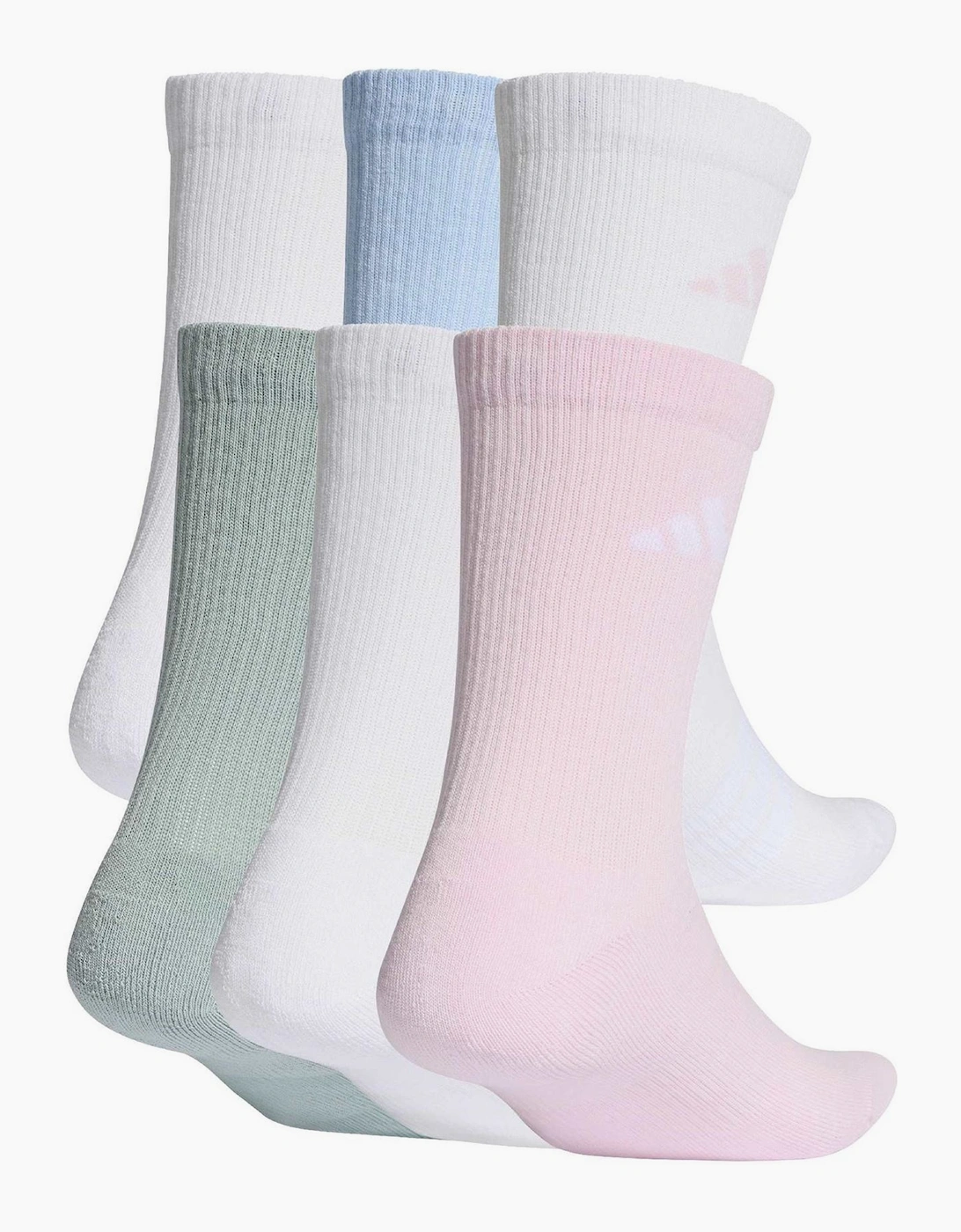 6 Pack Crew Long Socks