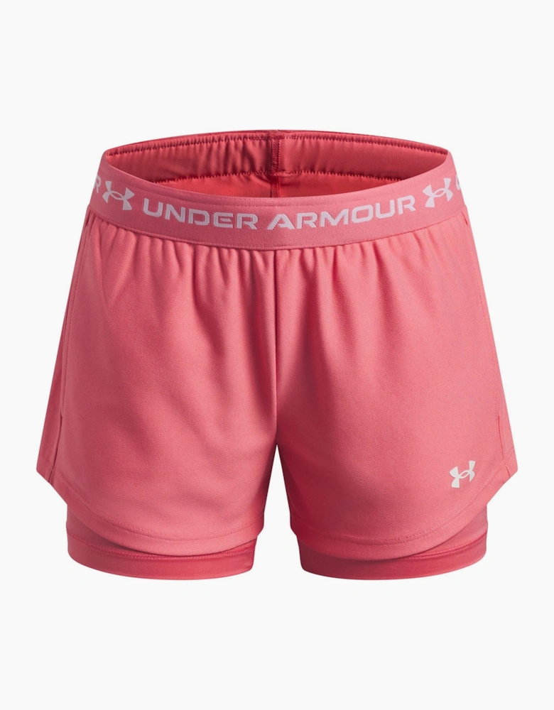 Tech 2 in 1 Athletic Shorts with Elasticated Waistband