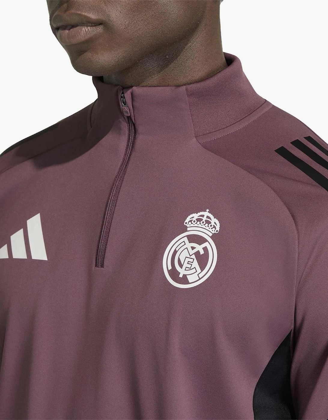 Arm Print Mock Neck Long Sleeve Athletic Top