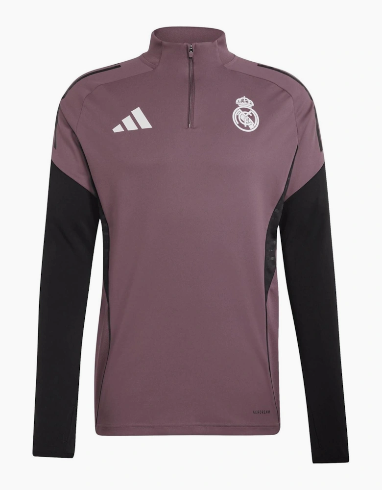 Arm Print Mock Neck Long Sleeve Athletic Top