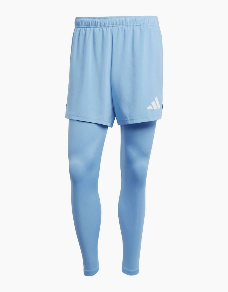 T25 Solid Side Stripe Open Hem Tights