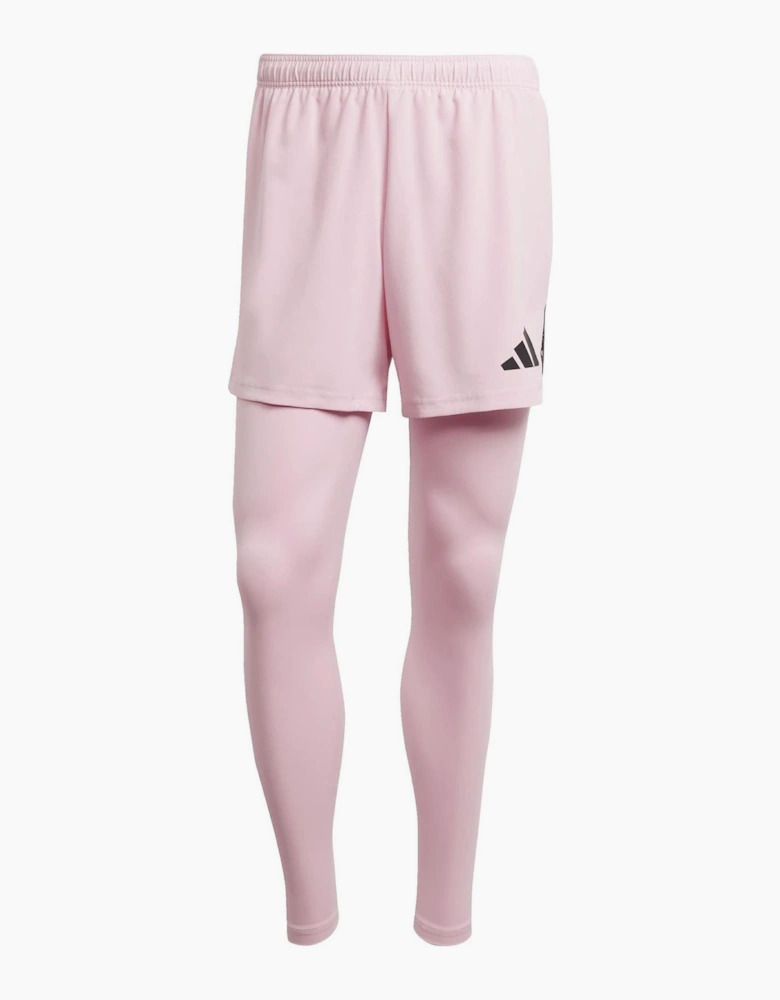 T25 Solid Side Stripe Open Hem Tights