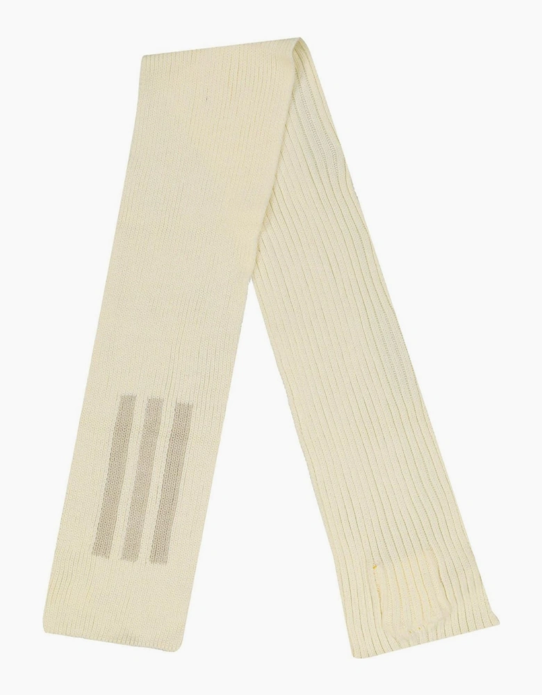 Solid Knit Scarf with Logo