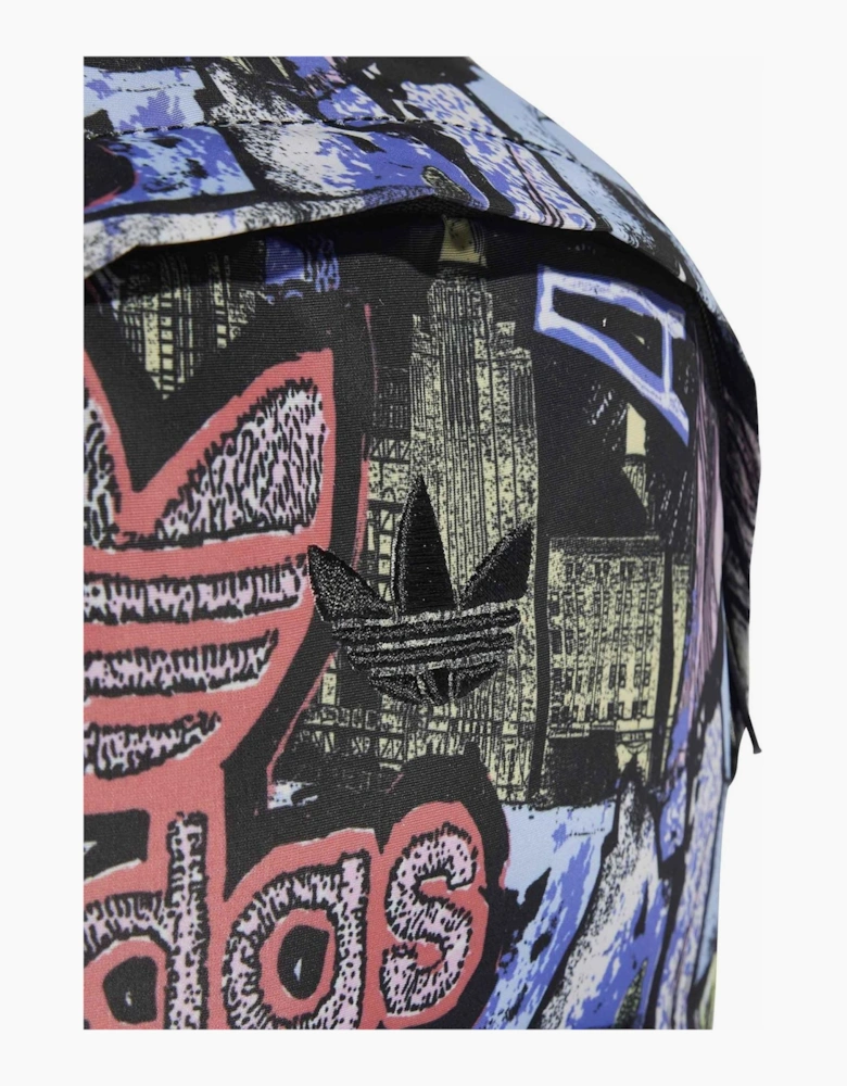 Mini Backpack with Bold Logo and Outer Pocket