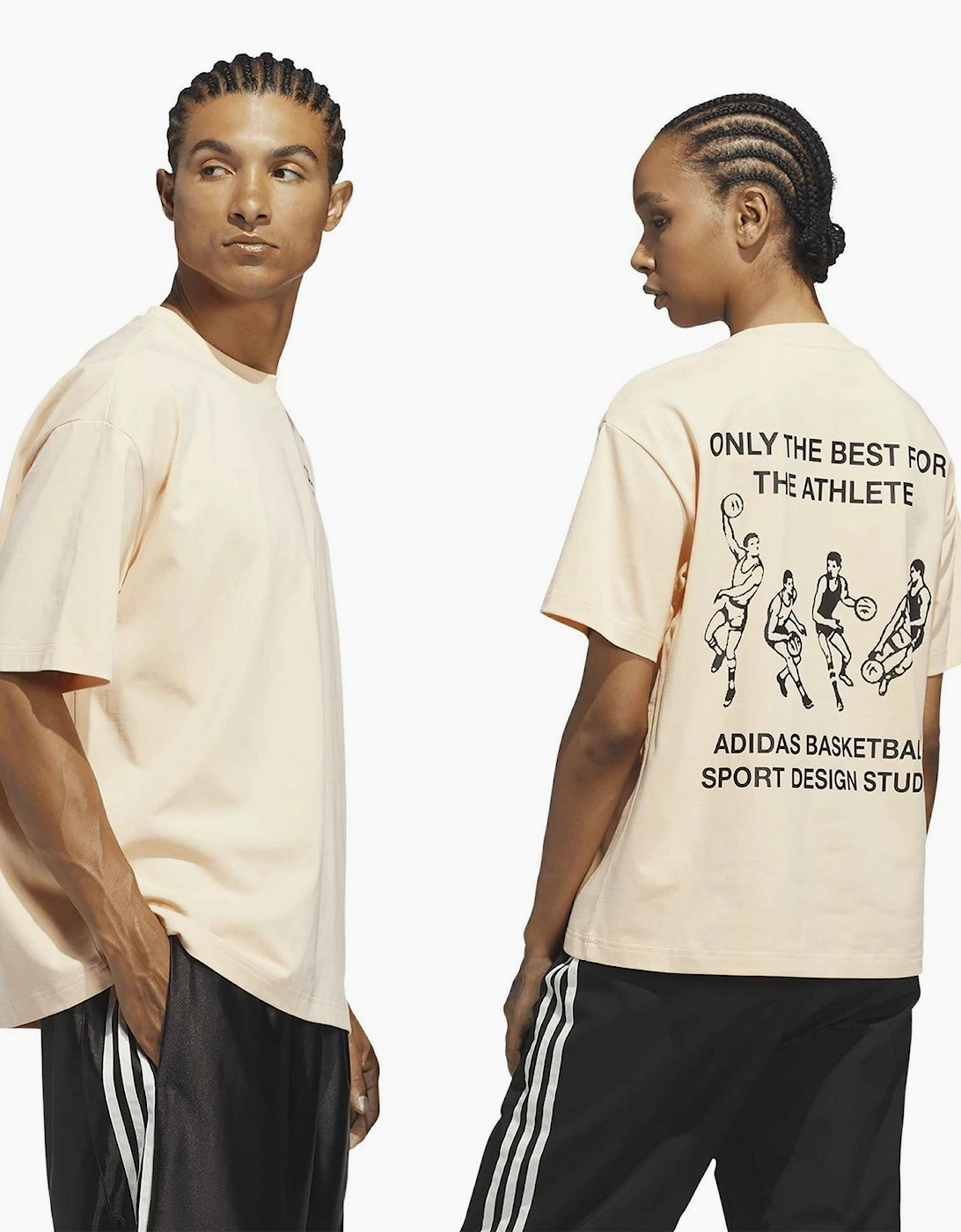 Printed Logo Crew Neck Drop Shoulder Boyfriend T-Shirt