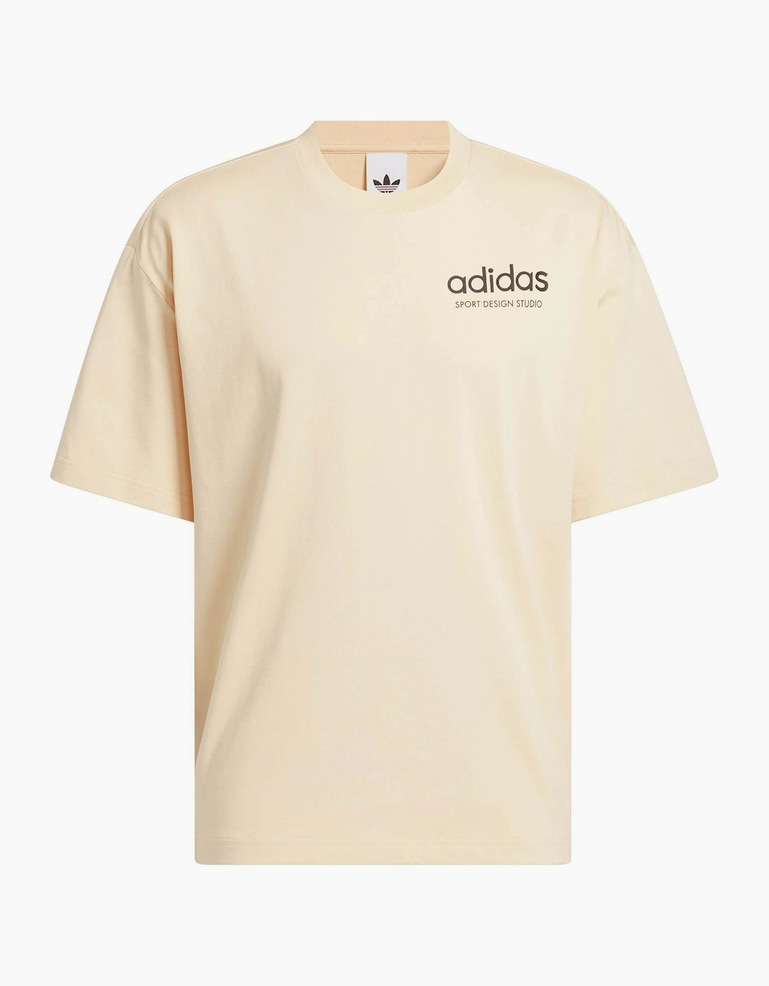 Printed Logo Crew Neck Drop Shoulder Boyfriend T-Shirt