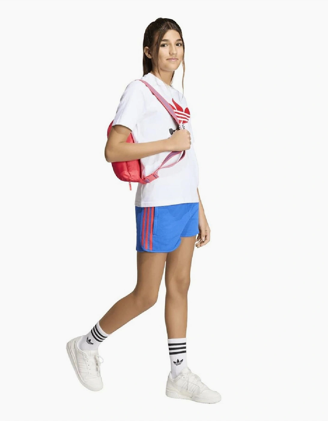 Juniors Three Stripes Athletic Shorts