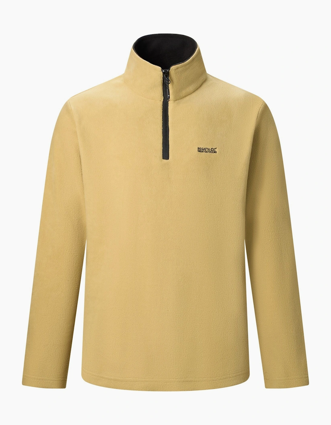 Regatta (L, Desert Beige) Great Outdoors Mens Thompson Half Zip Fleece Top - Image 3