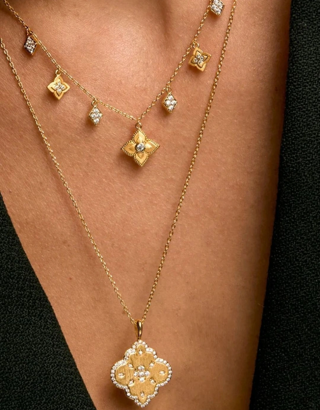 Mya-Bay Lotus Liberty Necklace