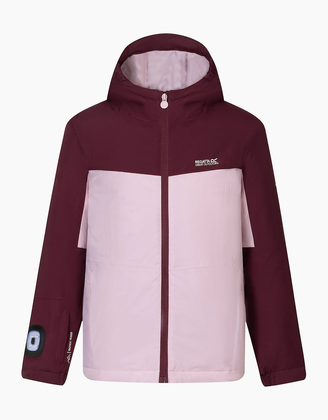 Boy's Regatta Childrens/Kids Beamz Insulated Waterproof Jacket - Red - Size: 13 years