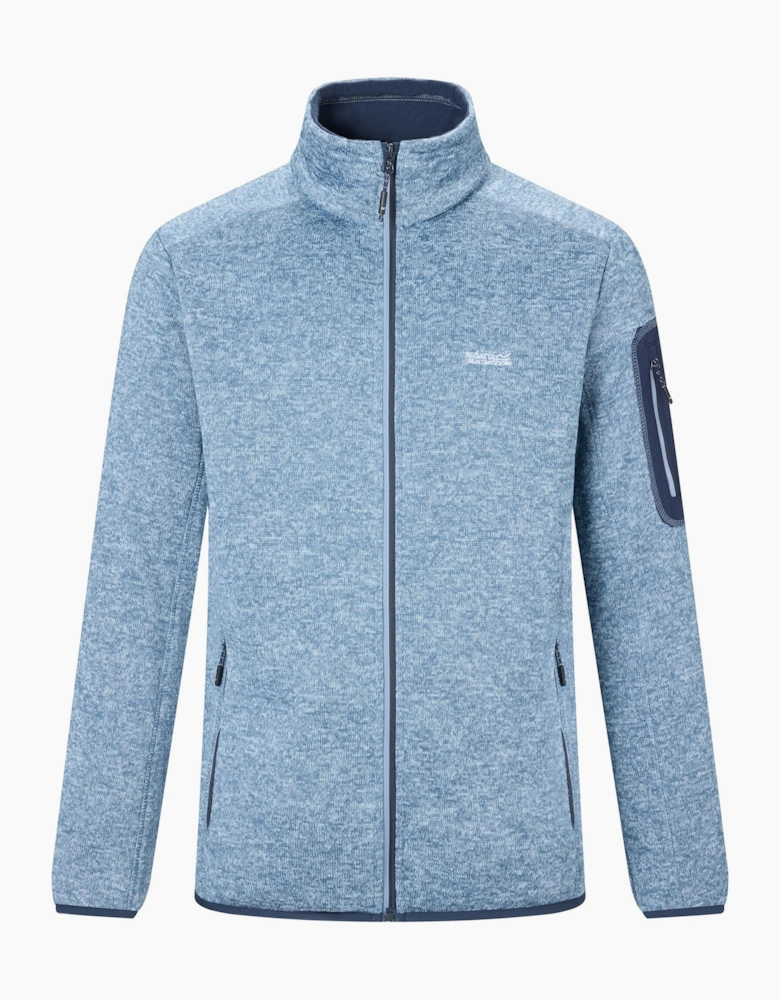 Regatta Mens Newhill Marl Full Zip Fleece Jacket