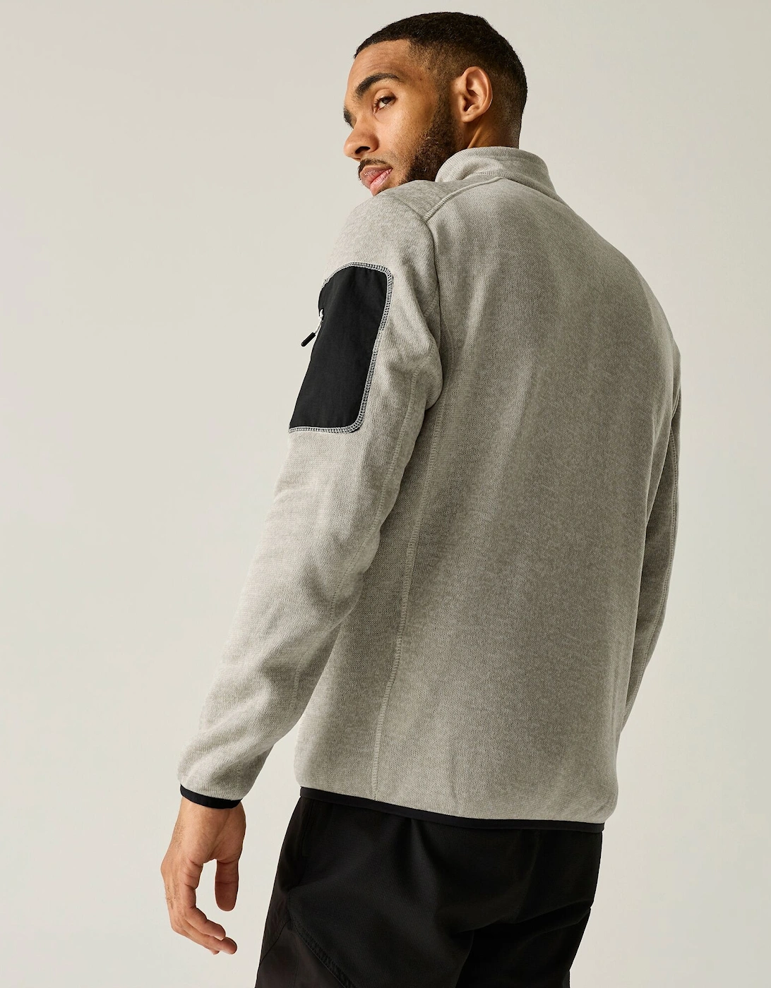 Regatta Mens Newhill Marl Full Zip Fleece Jacket