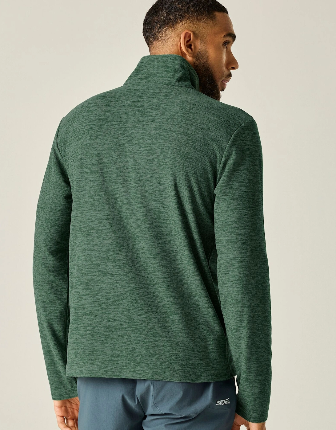 Regatta Mens Thompson Marl Half Zip Fleece Jacket