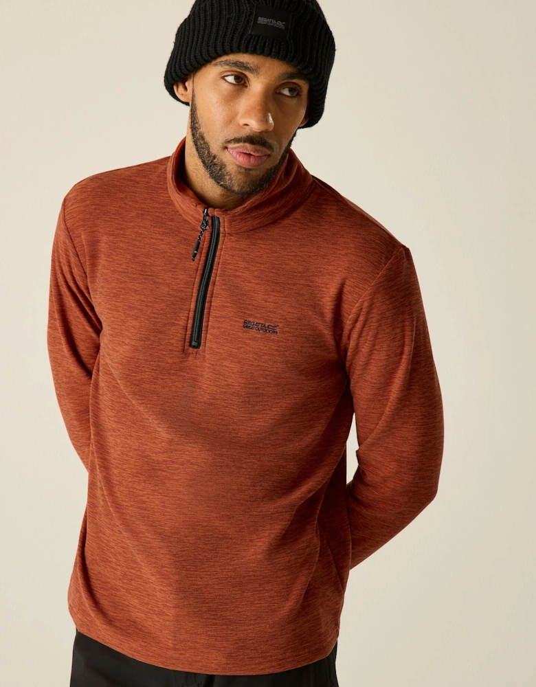 Regatta Mens Thompson Marl Half Zip Fleece Jacket