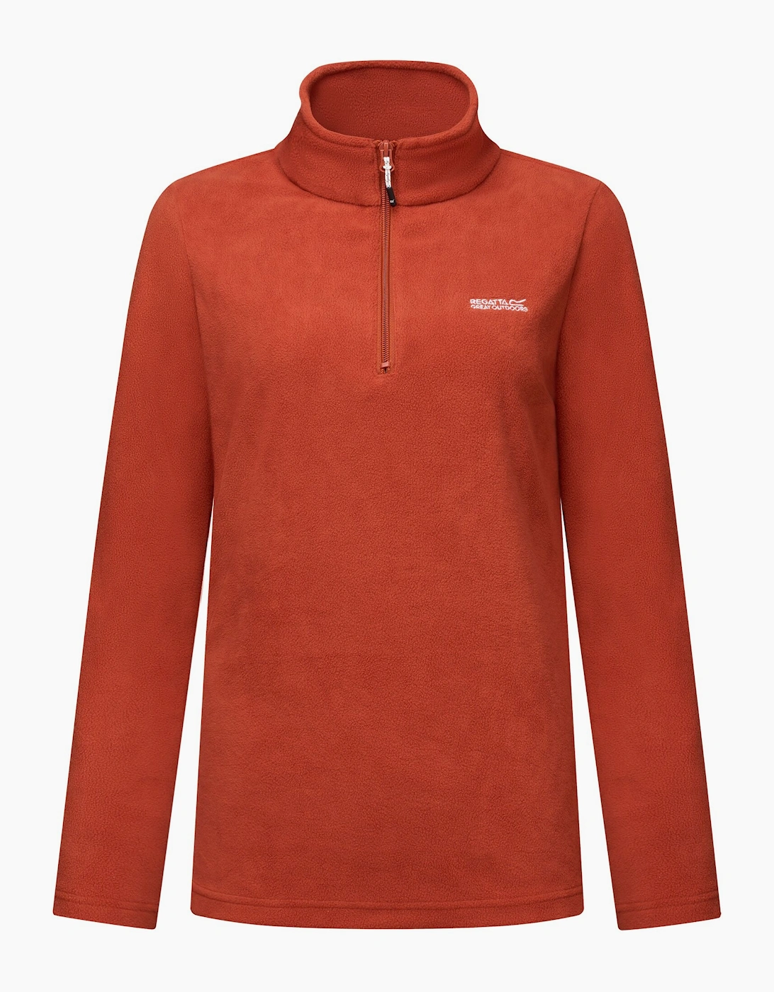 Women's Regatta Great Outdoors Womens/Ladies Sweetheart 1/4 Zip Fleece Top - Red - Size: 24 uk