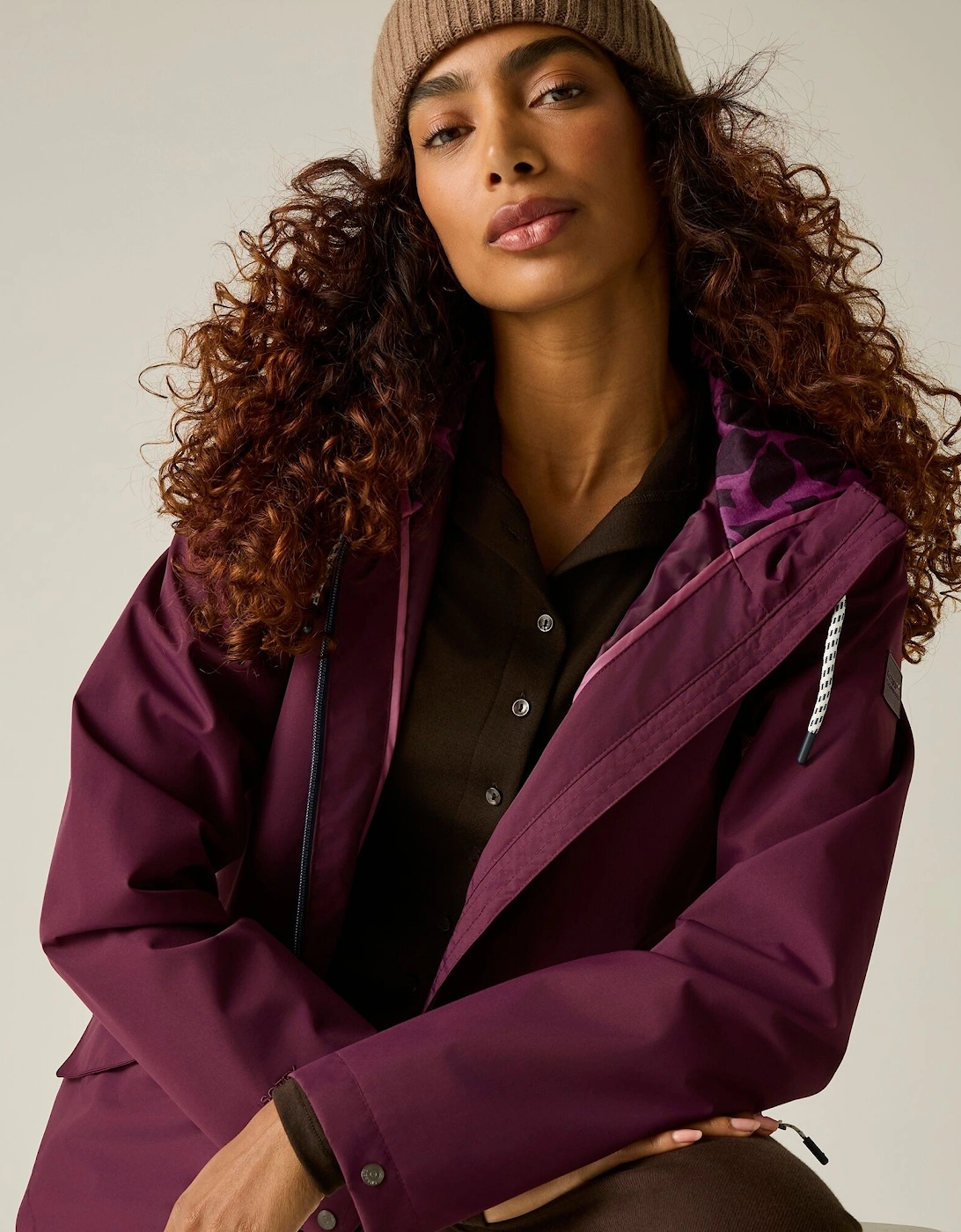 Regatta Womens/Ladies Bayletta Grid Distress Waterproof Jacket