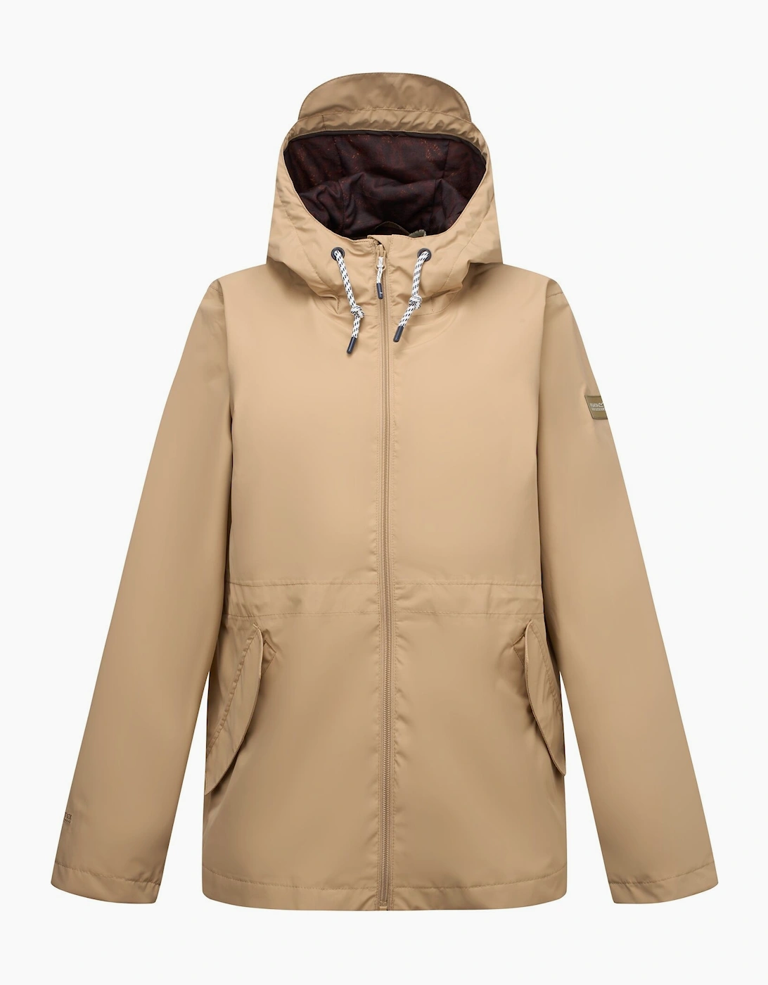 Regatta (26 Uk, Barleycorn) Womens/Ladies Bayletta Grid Distress Waterproof Jacket - Image 3