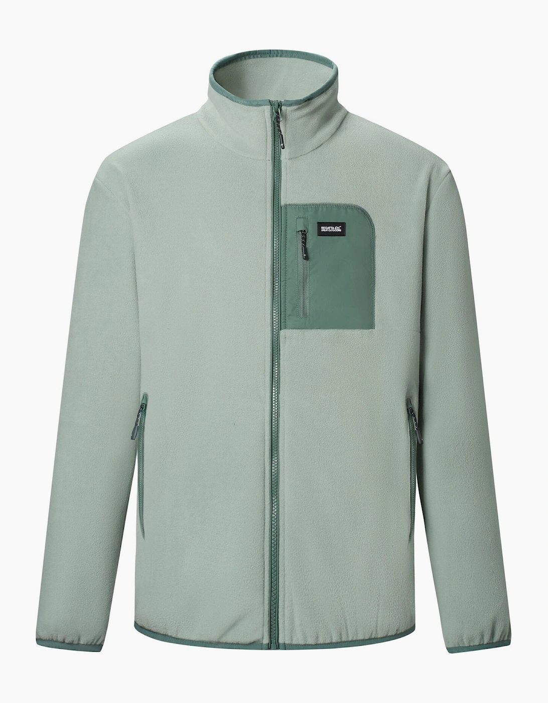Men's Regatta Mens Frankie Full Zip Fleece Jacket - Glacier Green Dark Forest - Size: 4XL