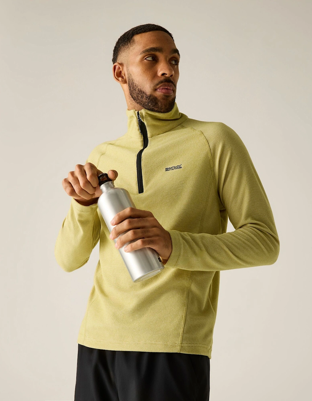 Regatta Great Outdoors Mens Montes Funnel Neck Fleece Jumper