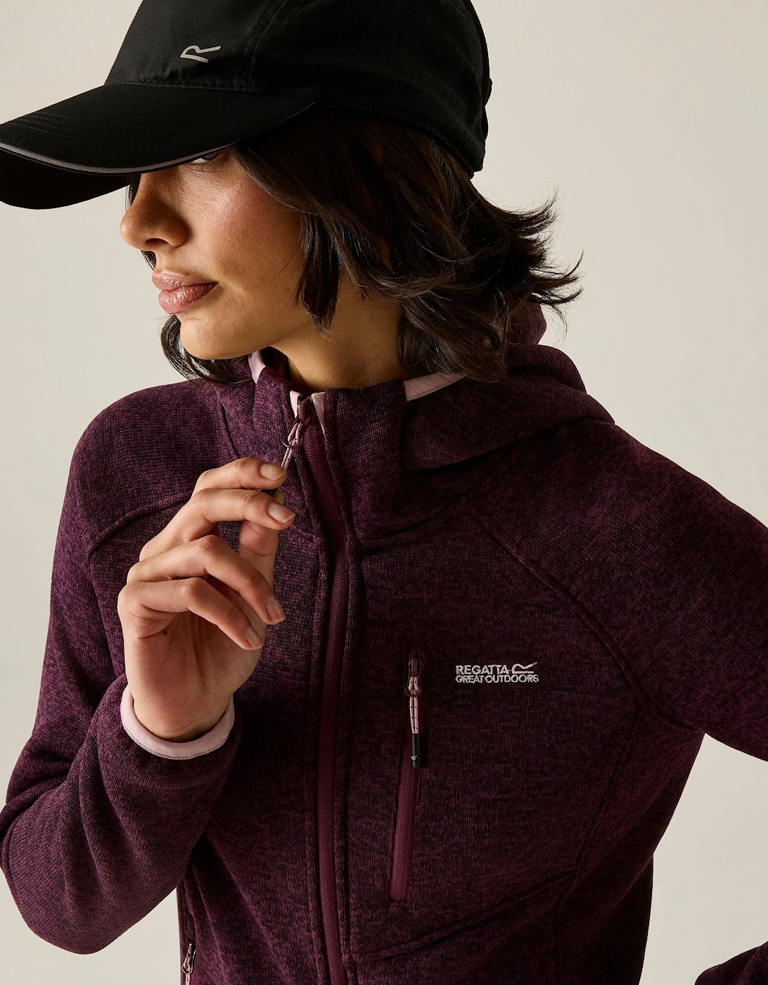 Regatta Womens/Ladies Newhill Hooded Fleece Jacket