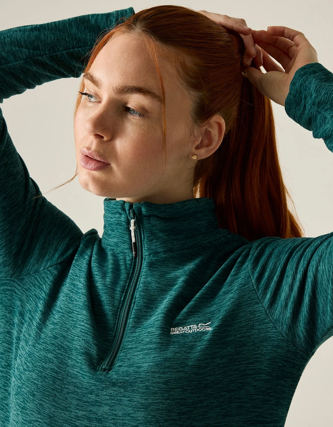 Regatta Womens/Ladies Sweetheart Quarter Zip Fleece Top