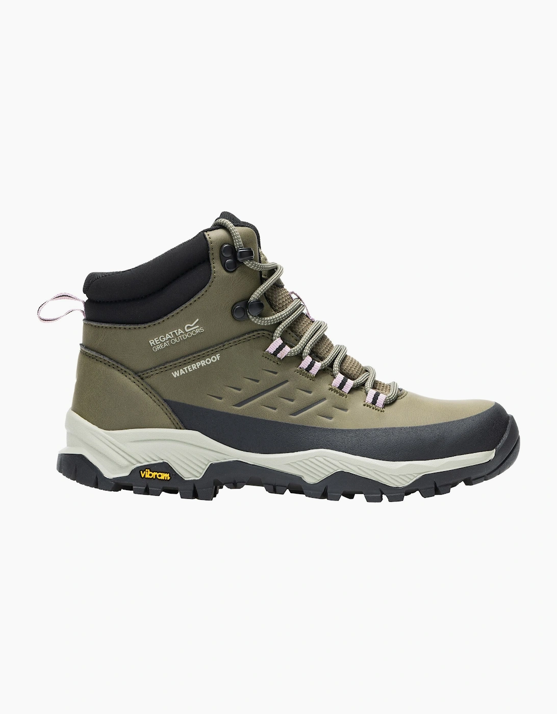 Regatta Women's Lilac Blake Walking Boots - Olive Night/Powder - 8 Uk - Olive Night/Powder - 85% Polyurethane/15% Polyester - Image 3