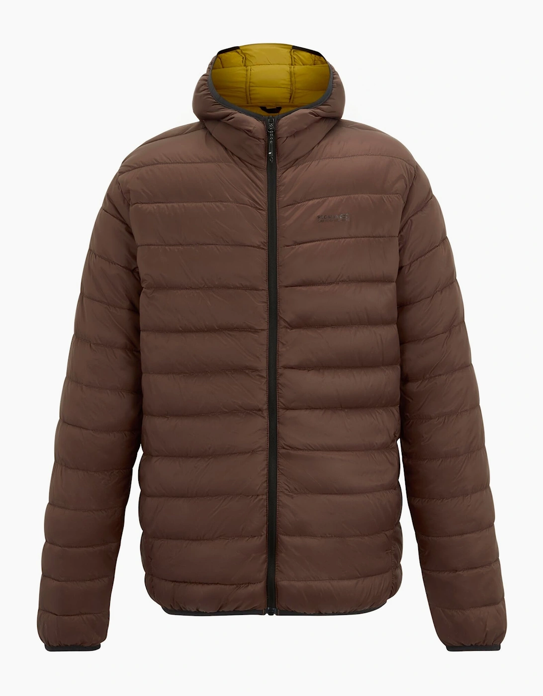Men's Regatta Mens Marizion Baffled Hooded Padded Jacket - Brown - Size: 38/Regular