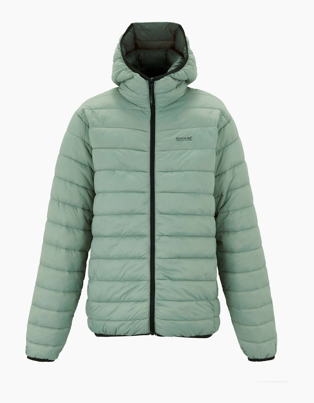 Men's Regatta Mens Marizion Baffled Hooded Padded Jacket - Green - Size: 42/Regular