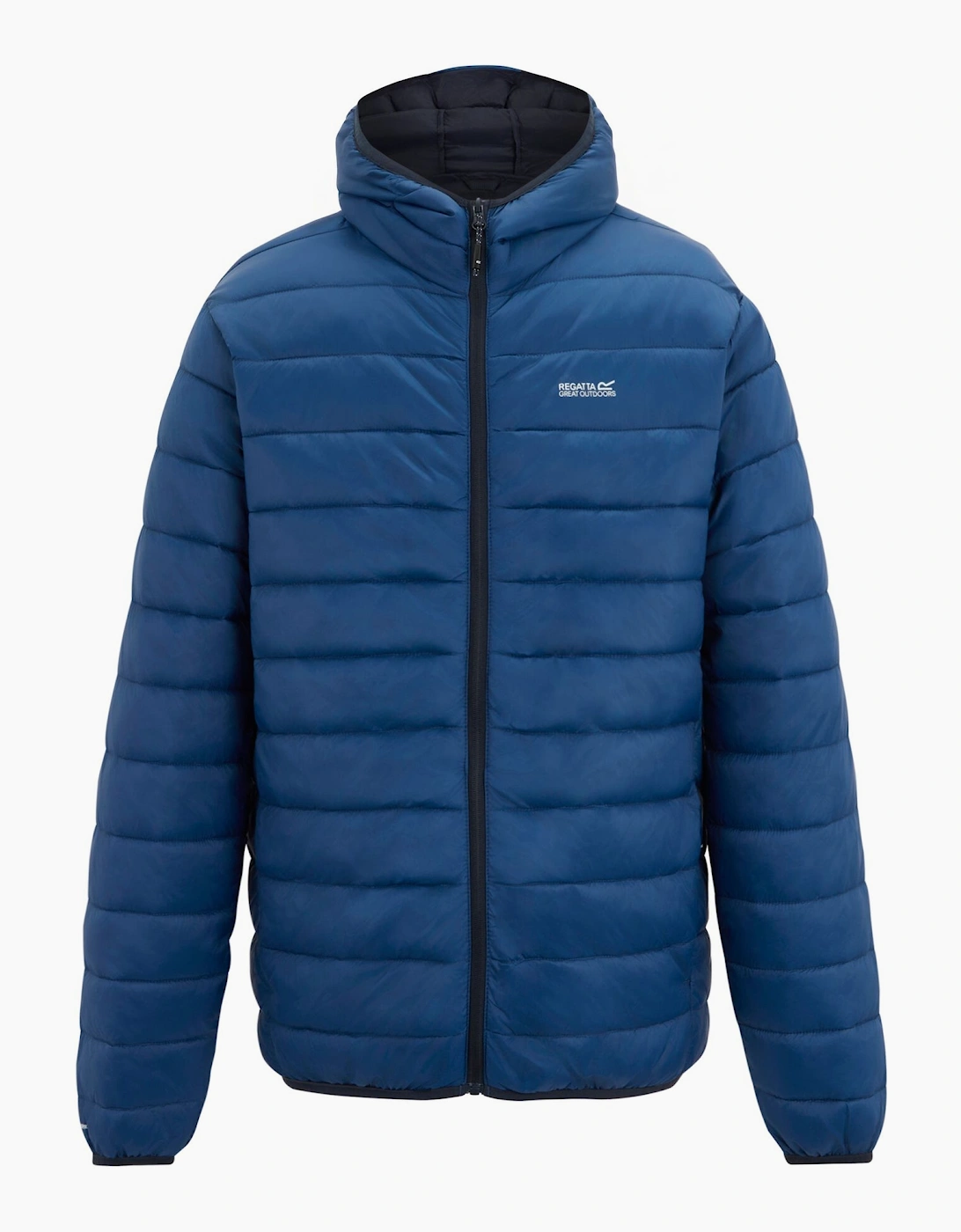 Men's Regatta Mens Marizion Baffled Hooded Padded Jacket - Navy - Size: 40/Regular